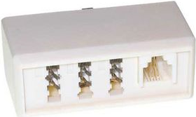 shiverpeaks BS71241 Kabeladapter TAE-F TAE-NFF + RJ-11 Weiß (BS71241)