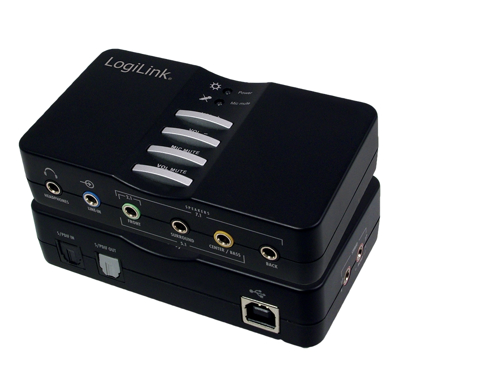 LogiLink USB Sound Box Dolby 7.1 Externe Soundkarte