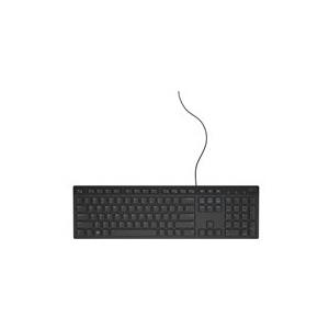 Keyboard USB Dell KB216 Multimedia black (580-ADGN)