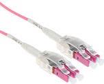 ACT 1 meter Multimode 50/125 OM4 Polarity Twist fiber cable with LC connectors (RL8401)