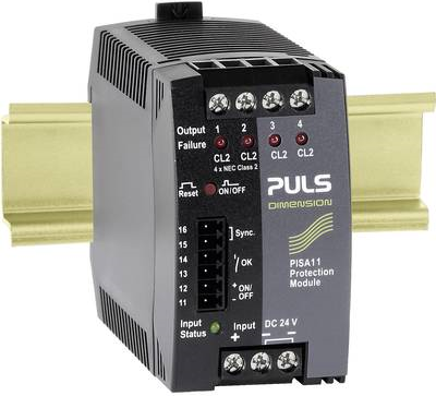 PULS DIMENSION PISA11.CLASS2 4-Kanal Sicherungsmodul 24 V/DC / 4 x 3.7 A / (PISA11.CLASS2)