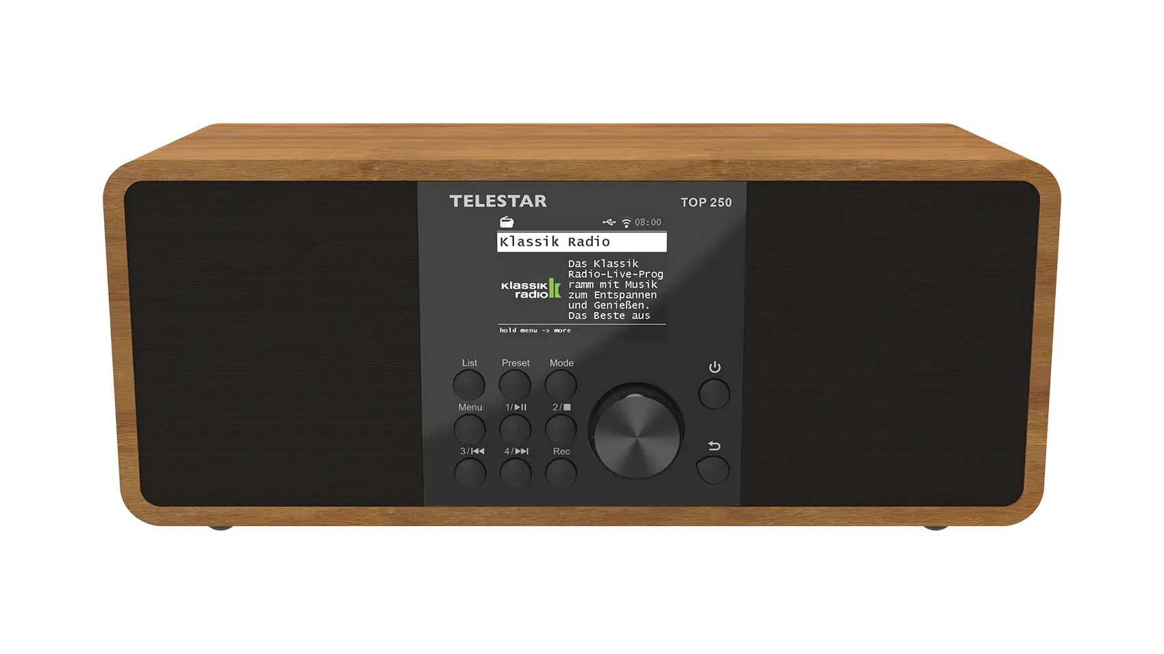 Telestar TOP 250 Holz Multifunktionsradio Internet DAB+ FM 20 W Braun