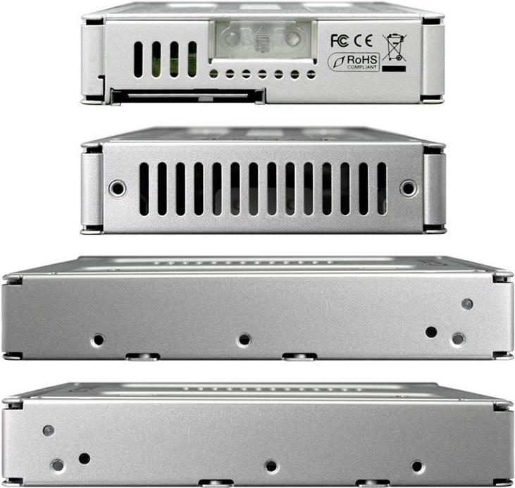 ICY DOCK MB982IP-1S-1 Laufwerksschachtadapter 2,5" auf 3,5" SATA/SAS Silber