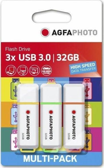 AgfaPhoto USB 3.2 Gen 1 32GB Color Mix MP3 (10555)