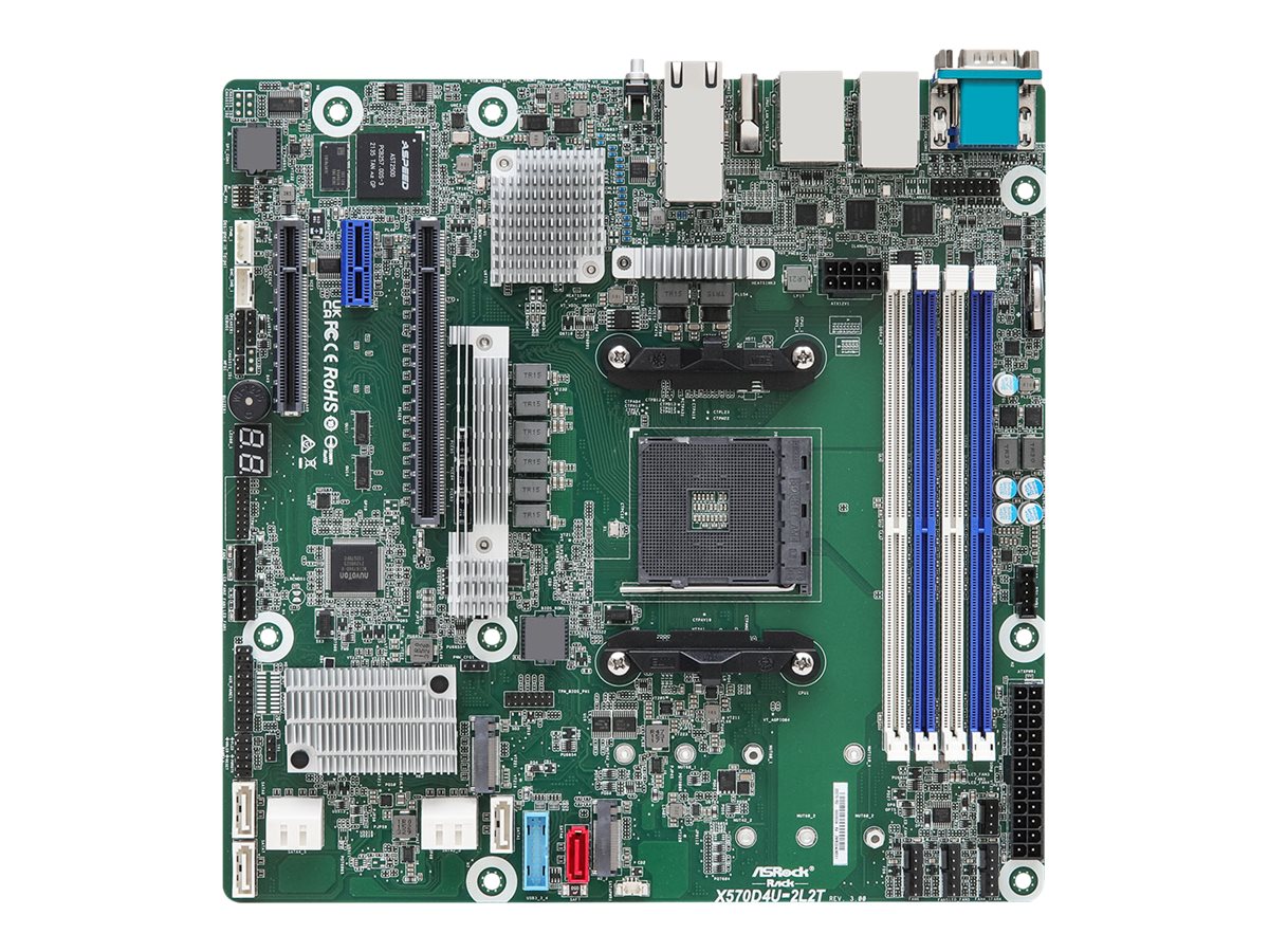ASRock Rack X570D4U-2L2T/BCM Mainboard micro ATX AMD X570