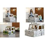 Fellowes Bankers Box XL Spielkarton DINO-TRUCK, Wellpappe mit abgerundenten Kanten, schnell und ohne Klebstoff - 1 Stück (100142509)