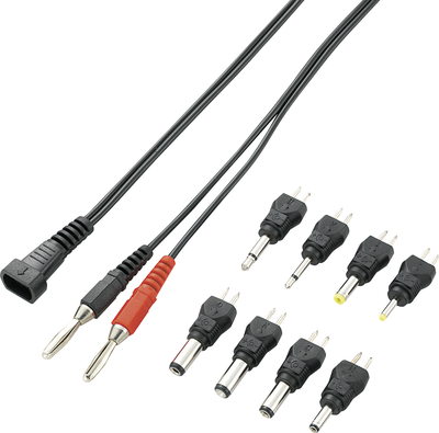 VOLTCRAFT 04A-8XC2 Niedervolt-Adapterset mit 2 Klinkenadapter und 6 Niedervolt-Adapter 9 Teile (93027c42)