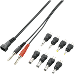 VOLTCRAFT 04A-8XC2 Niedervolt-Adapterset mit 2 Klinkenadapter und 6 Niedervolt-Adapter 9 Teile (93027c42)