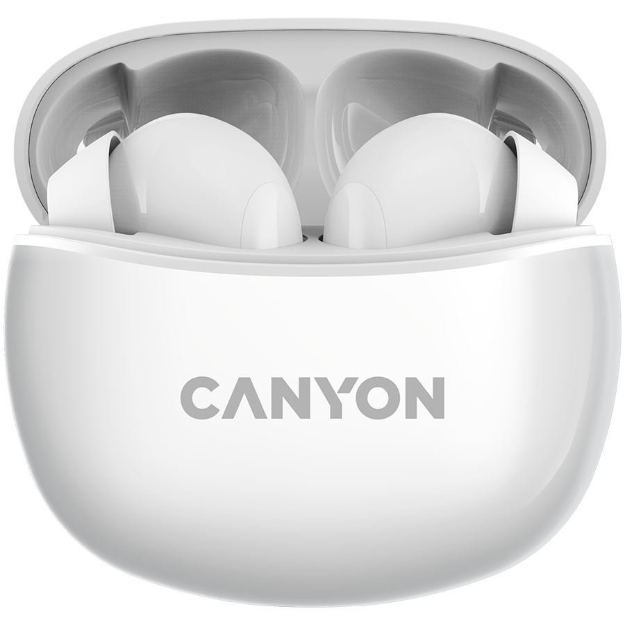 Canyon Bluetooth Headset TWS-5 In-Ear/Stereo/BT5.3 white retail (CNS-TWS5W)