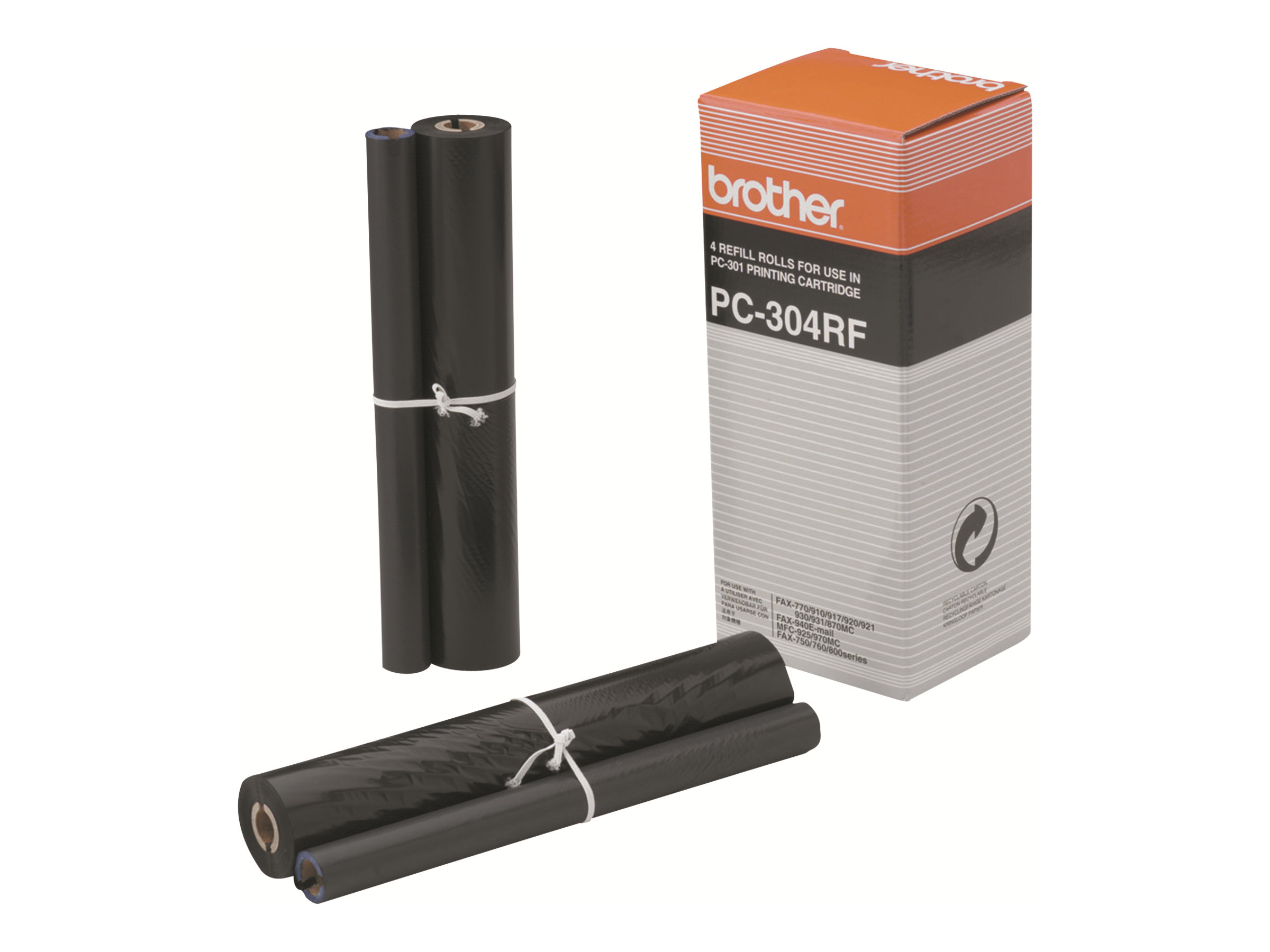 Brother PC304RF Fax-Farbband Schwarz, 4 Stück