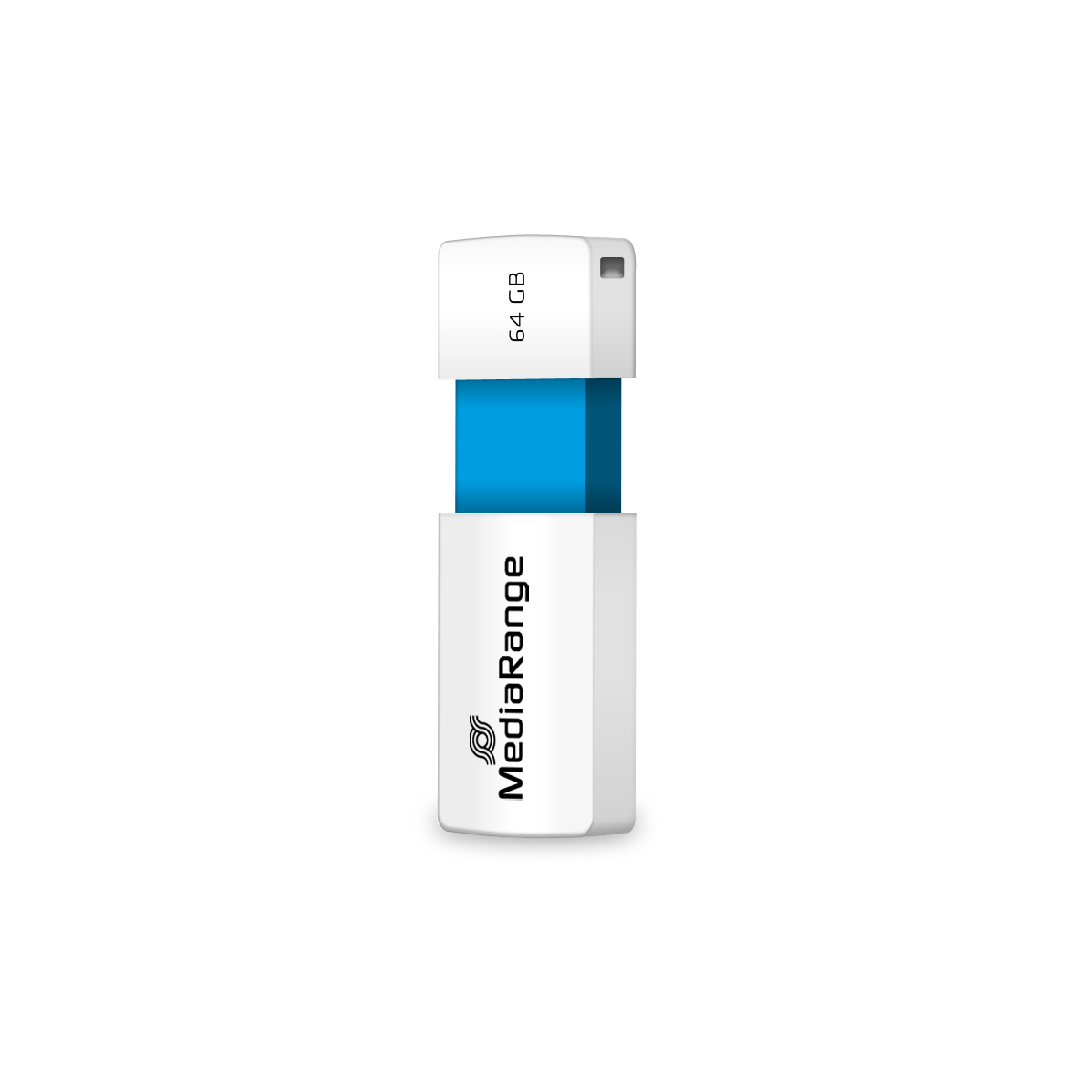 MediaRange MR974 USB-Stick 64 GB USB 2.0 Blau, Weiß