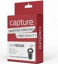 Capture 9mm x 8m White on Black Tape (CA-TZE325)