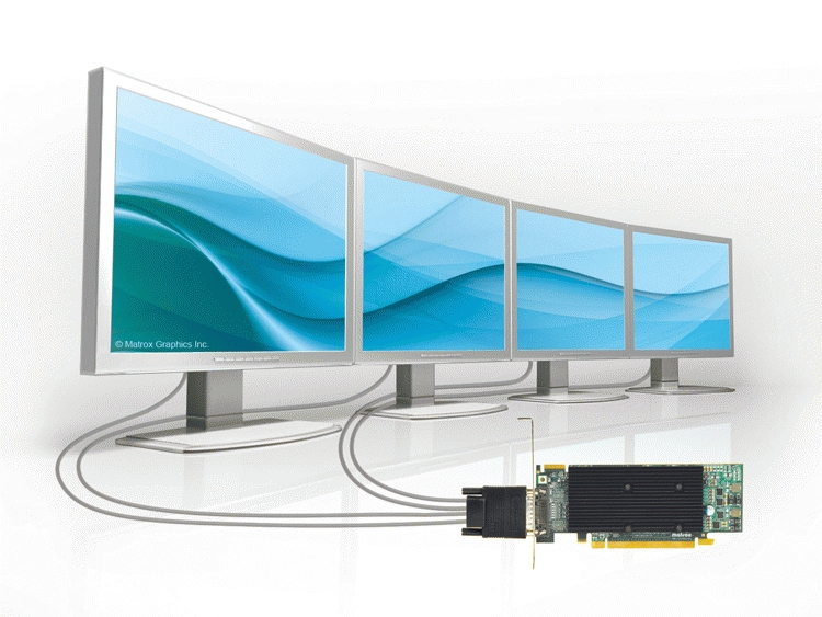Matrox M9140 Grafikkarte PCI Express x16 512 MB DDR2 Low Profile