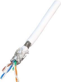 EFB Elektronik MK7104.100W Netzwerkkabel 100 mCat.7 Rohkabel S/FTP (S-STP) Weiß (MK7104.100W)
