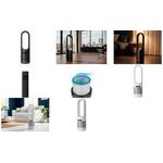 Hansa AM-046 Turmventilator 30 W bladeless 82 cm weiß/silber mit Fernbedienung