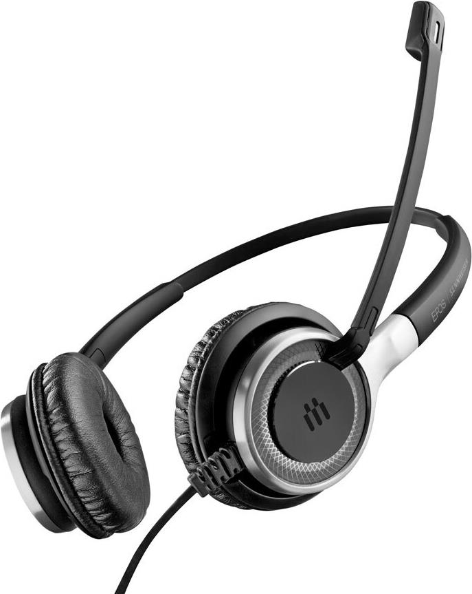 EPOS IMPACT SC 660 On-Ear Headset Easy Disconnect Schwarz, Silber