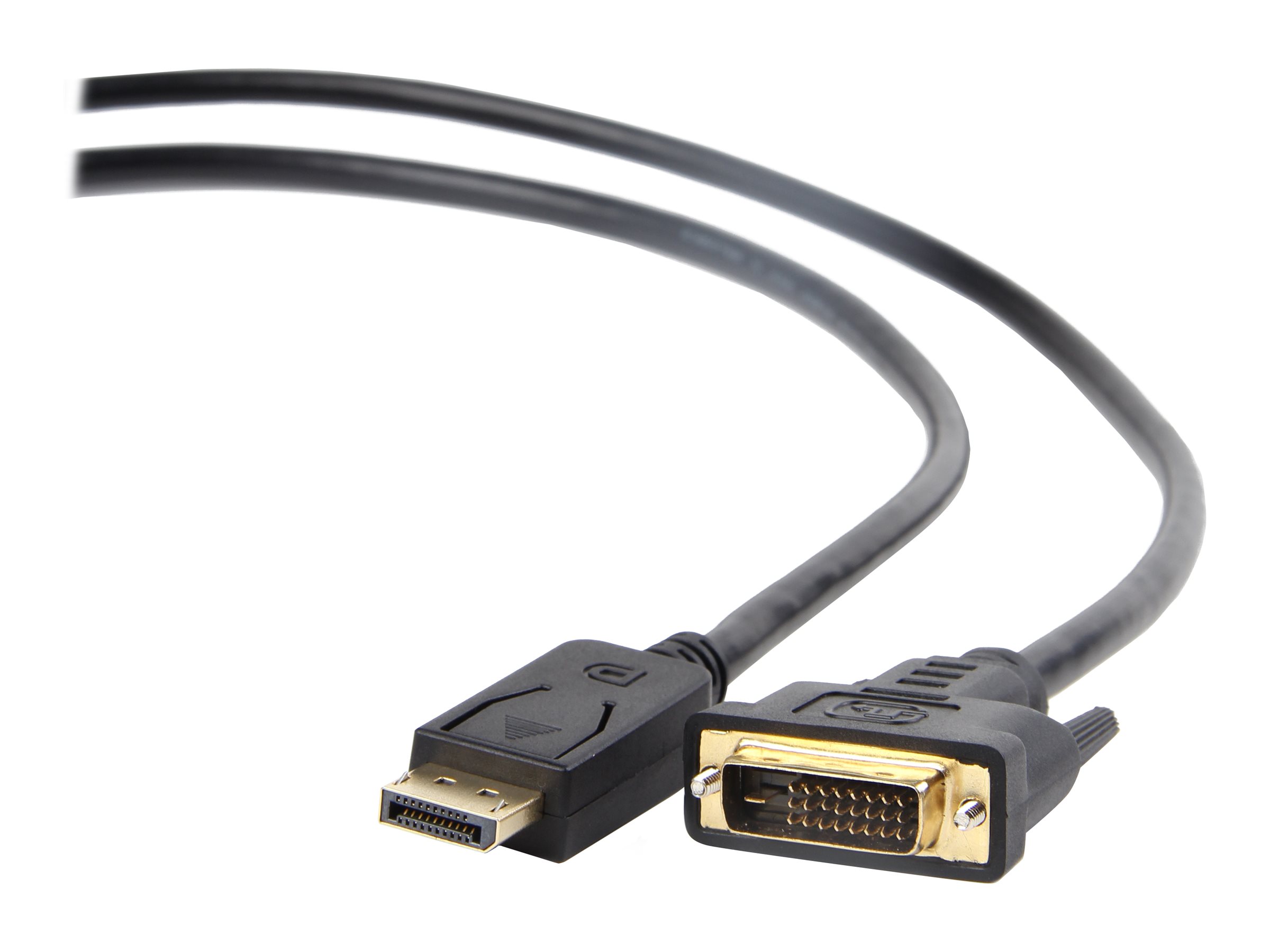 Gembird Cablexpert CC-DPM-DVIM DisplayPort auf DVI Adapterkabel 1,8 m Schwarz