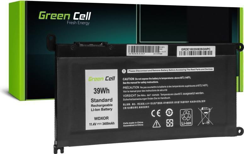 Green Cell Laptop-Batterie (Standard) (gleichwertig mit: Dell WDX0R) (DE150)