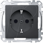 Steckdose System m Anthrazit MEG2300-0414 (MEG2300-0414)