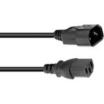 OMNITRONIC Kaltgeräte Verlängerung 3x1,0 3m sw (30235201)