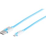 S-Conn 14-50013 USB Kabel 2 m USB 2.0 USB A Micro-USB B Blau (14-50013)