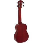 DIMAVERY UK-100 Sopran-Ukulele, flamed red (26255807)