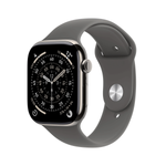 Apple Watch Series 11 GPS + Cellular 46mm Natural Titanium Case with Stone Grey Sport Band - S/M (MFCW4ZR/A) (geöffnet)
