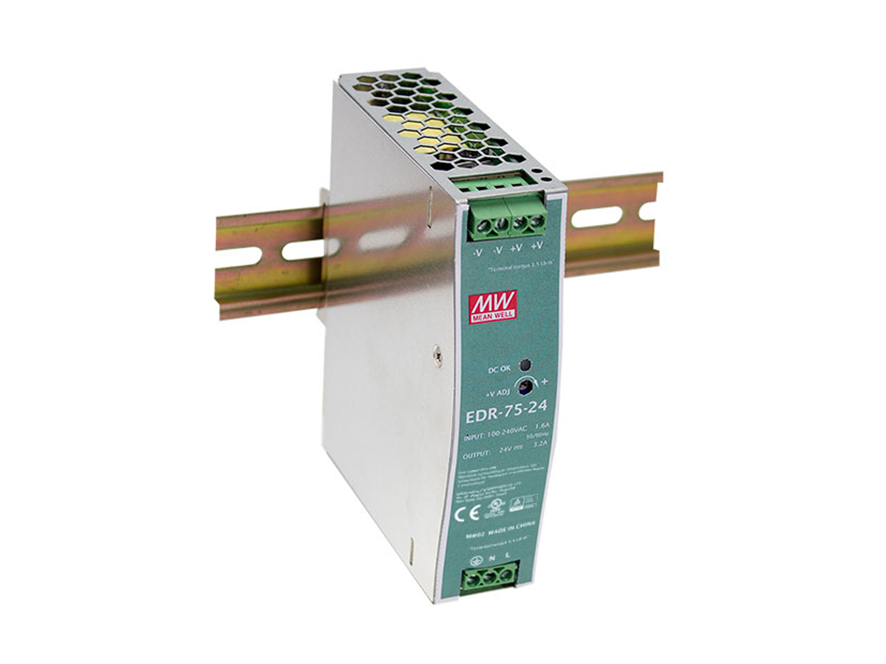 LevelOne POW-4821 Netzteil 48 V 75 W Mintfarbe, Silber