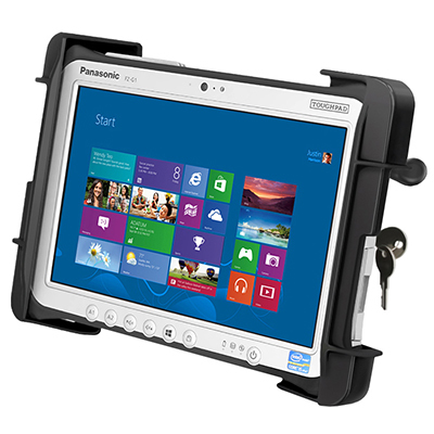 RAM Tab-Lock RAM-HOL-TABL19U Sicheres Gehäuse Schwarz