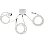 Hama 00111999 Kabelspalter oder -kombinator Kabelsplitter Grau (00111999)