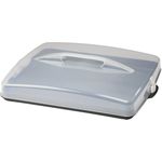 Hama 00111497 Serviertablett Rechteck Schwarz - Transparent (00111497)