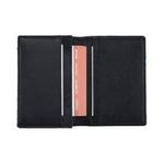 Alassio Visitenkartenetui, Leder, schwarz mit 3 Steckfächer für gesamt ca. 30 Visitenkarten (42001)