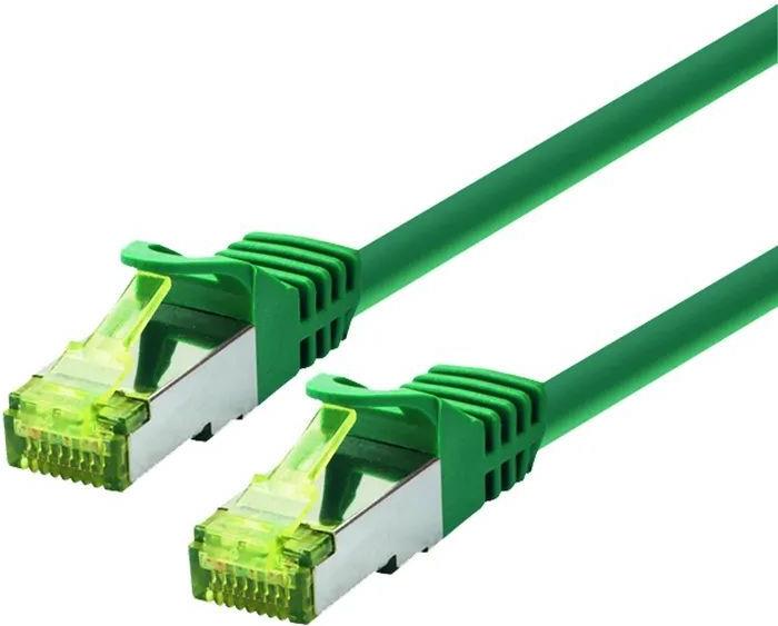 LOGON SSTP Cat6a Netzwerkkabel Grün 1 m (TCR6ASS010G)