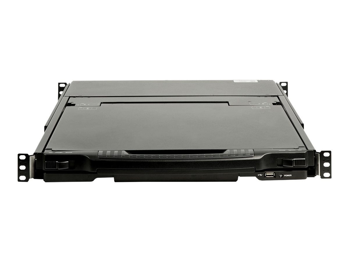 StarTech.com RKCOND17HD KVM-Konsole 17.3" Full HD DVI VGA 1HE Schwarz