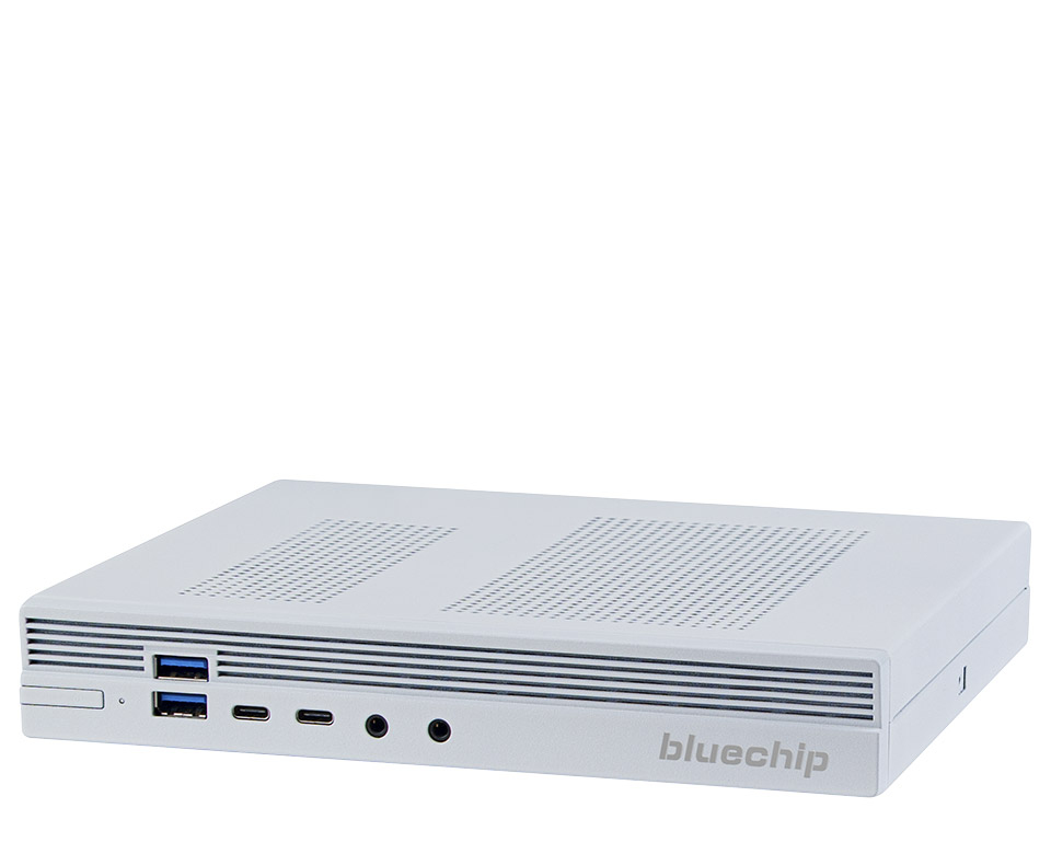 bluechip BUSINESSline S3160 Mini-PC Intel Core i5-14400 8 GB RAM 500 GB SSD Windows 11 Pro Weiß