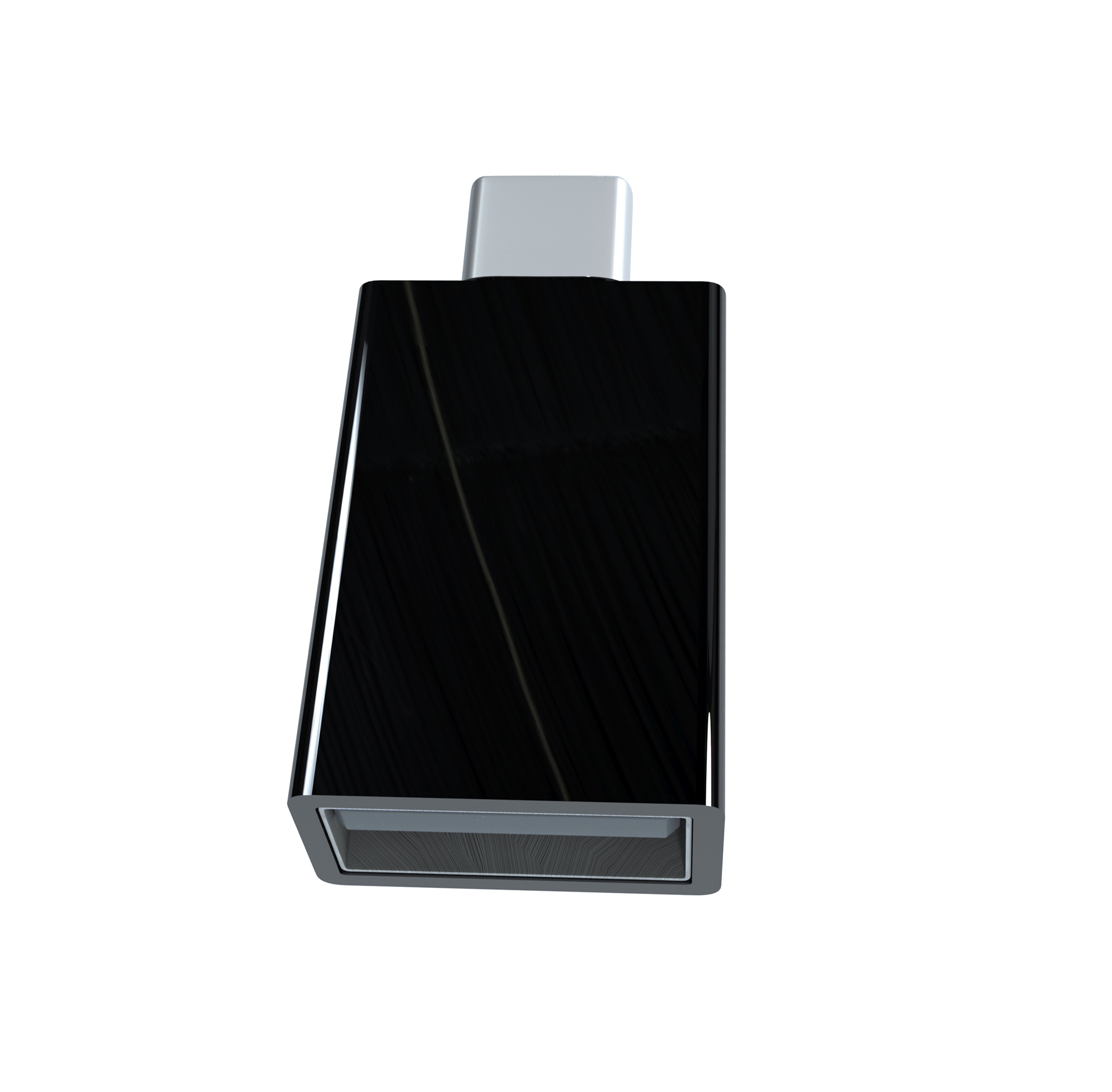 Gembird Cablexpert A-USB2-CMAF-01 USB-C auf USB-A Gender-Adapter USB 2.0 Schwarz