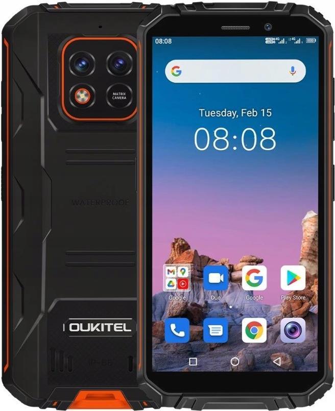 Smartphone Oukitel WP18 Pro 4/64GB 12500 mAh DS. Orange (WP18Pro-OE/OL)