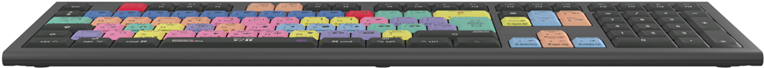 Logickeyboard LKB-PPROCC-A2M-UK Tastatur USB QWERTY Englisch Schwarz (LKB-PPROCC-A2M-UK)