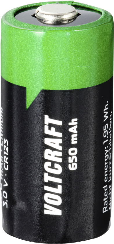 VOLTCRAFT Spezial-Akku CR 123 Lithium 3 V 650 mAh (VC-12713995)