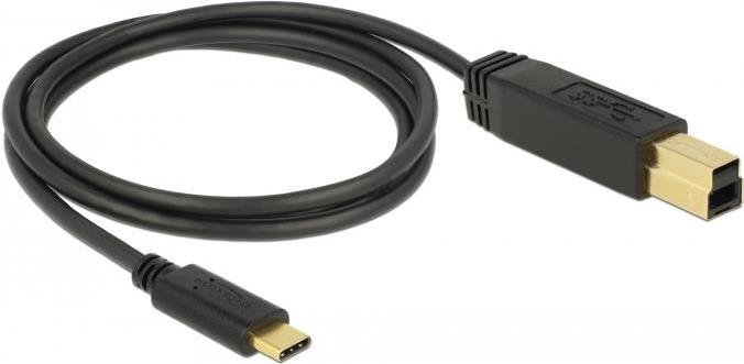 Delock USB 3.1 Gen 2 (10 Gbps) Kabel Type-C zu Typ-B 1 m (83675)