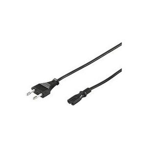 MicroConnect Power Cord Notebook - Stromkabel - 3 m - Schwarz