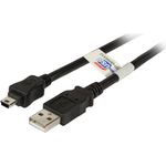 EFB-Elektronik USB2.0 Anschlusskabel A-Mini B (5polig), St.-St., 3,0m, schwarz, Premium Hersteller: EFB Elektronik (K5251SW.3)