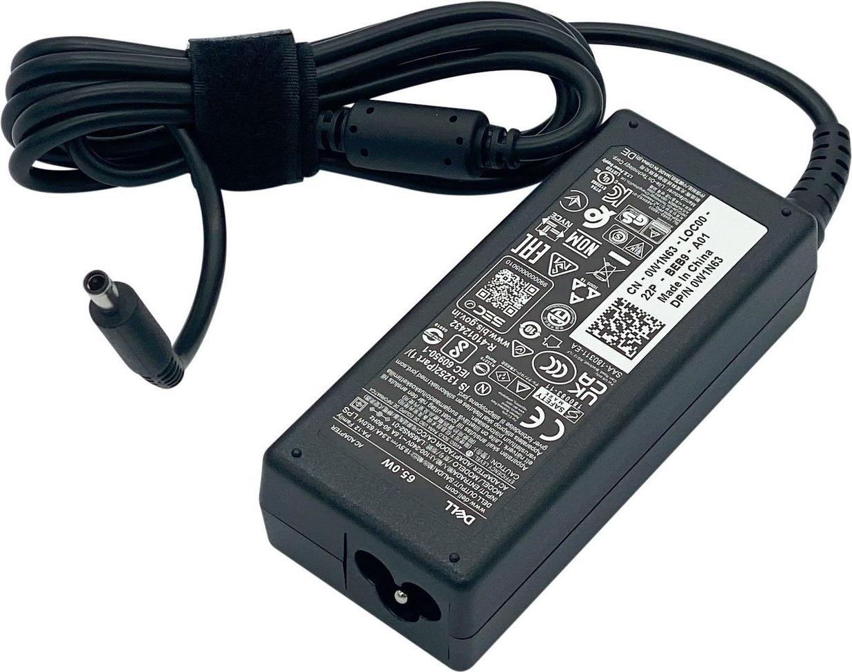 Dell AC Adapter, 65W, 19.5V, 3 (W1N63)