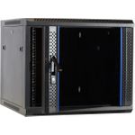 DSIT 9 HE Serverschrank, 19” Wandgehäuse mit Glastür (BxTxH) 600 x 600 x 501mm (DS6609)