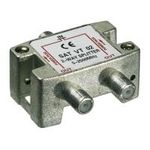 Wentronic Goobay SAT-Verteiler, 2-fach - Für Satelliten-Anlagen 5-2500 MHz (67001)