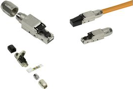 LogiLink RJ45-Steckverbinder Kat.6A, T568A/T568B & PROFINET feldkonfektionierbar, ISO/IEC11801, TIA568-C.2, TIA568.2-D, - 1 Stück (MP0040N)