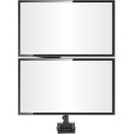 StarTech.com ARMDUALPIVOT Flachbildschirm-Tischhalterung 81,3 cm (32" ) Klemme Schwarz (ARMDUALPIVOT)