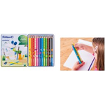 Pelikan Dreikant-Buntstifte-Set combino, 12er Metalletui Länge: 175 mm, Minenstärke: 4,0 mm, dicker Schaft, - 1 Stück (811200)