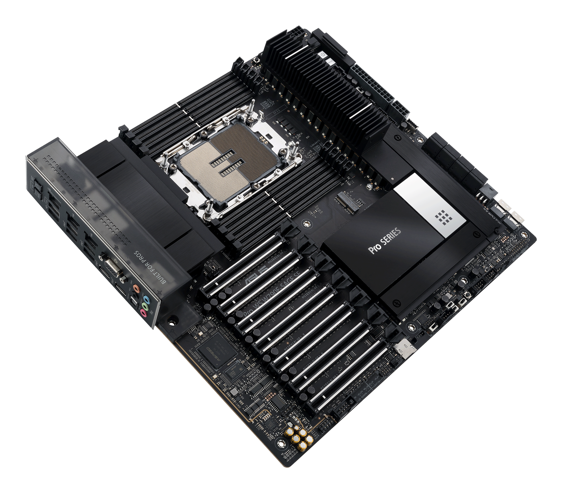ASUS PRO WS W790E-SAGE SE Workstation-Mainboard LGA4677 Intel W790 SSI EEB DDR5 Schwarz
