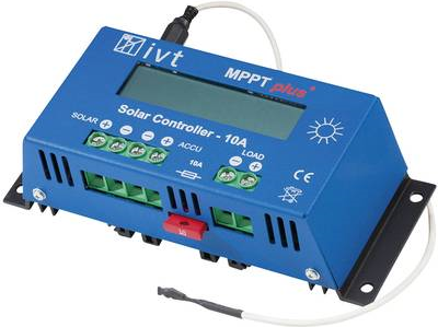 IVT Solar-Laderegler 12 V, 24 V 10 A MPPTplus 10A (200035)
